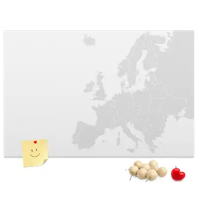 Tablica korkowa ozdobna Mapa Europy