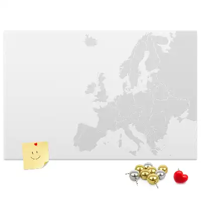 Tablica korkowa ozdobna Mapa Europy