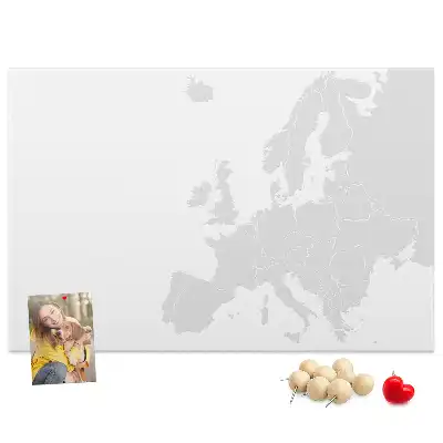 Tablica korkowa ozdobna Mapa Europy