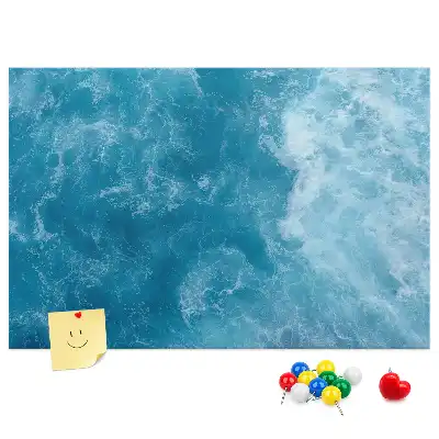 Korkowa tablica Morze woda