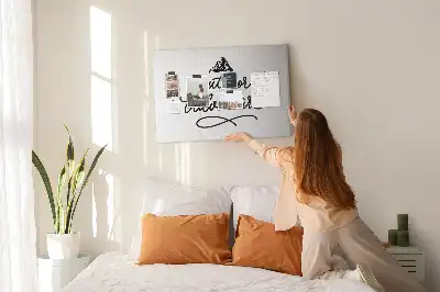 Tablica korkowa Cytat inspiracyjny