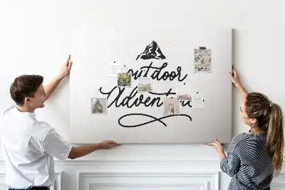 Tablica korkowa Cytat inspiracyjny