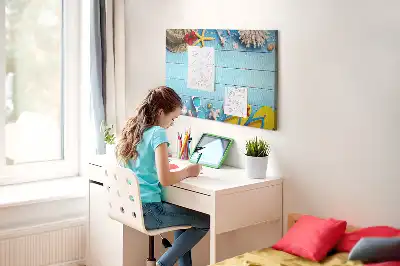 Korkowa tablica dekoracyjna Nadmorskie akcesoria