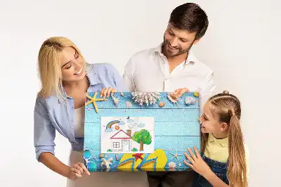 Tablica korkowa dla dzieci Muszle i elementy plażowe