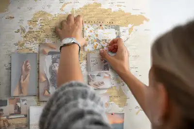Korkowa tablica Polityczna Mapa Świata