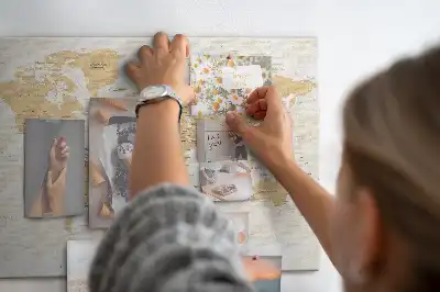 Korkowa tablica Polityczna Mapa Świata