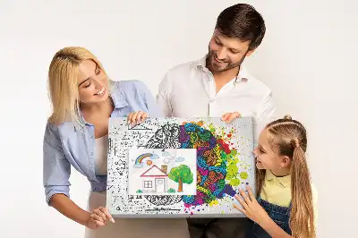 Tablica korkowa dla dzieci Abstrakcja mózg