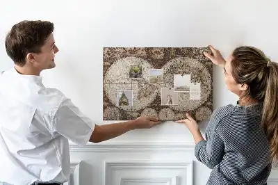 Tablica korkowa ozdobna Stara mapa świata