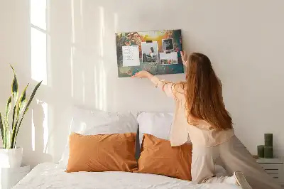 Tablica korkowa dla dzieci Wiosenne kwiaty