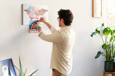 Tablica korkowa Stara mapa na cegle