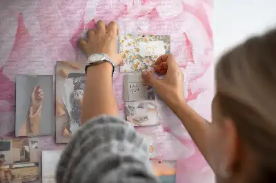 Tablica korkowa Kwitnące kwiaty