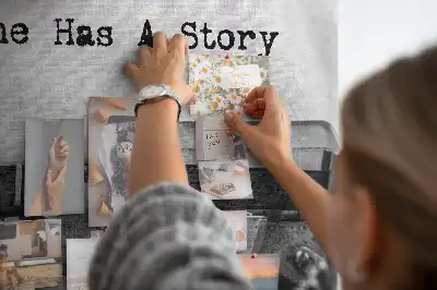 Tablica korkowa Każdy ma historię