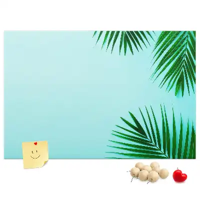 Tablica korkowa w ramie z palm