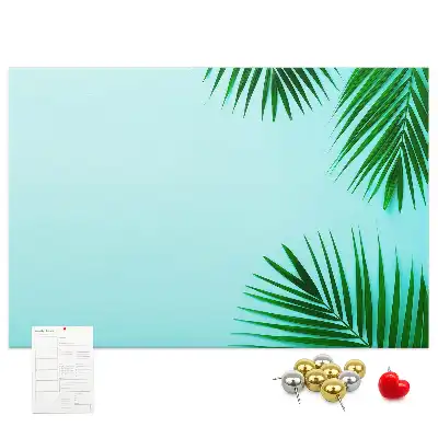 Tablica korkowa w ramie z palm