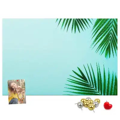 Tablica korkowa w ramie z palm