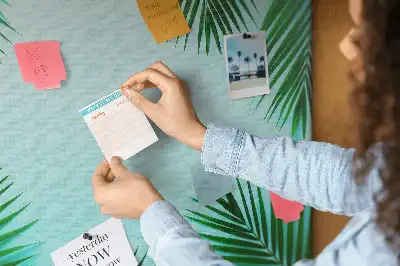 Ozdobna tablica korkowa z motywem botanicznym Deszczowy las