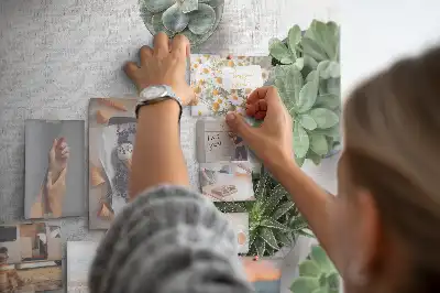 Ozdobna tablica korkowa Rośliny dekoracyjne