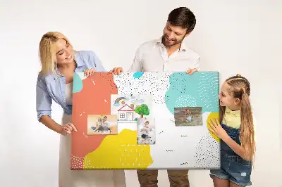 Tablica korkowa dla dzieci Abstrakcja POP