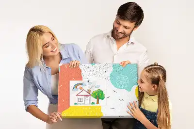 Tablica korkowa dla dzieci Abstrakcja POP