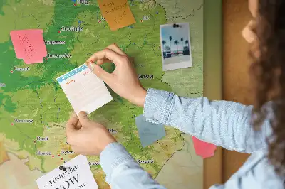 Tablica korkowa dla dzieci Mapa fizyczna Polski