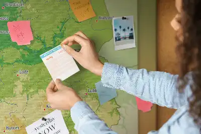 Tablica korkowa dla dzieci Mapa fizyczna Polski