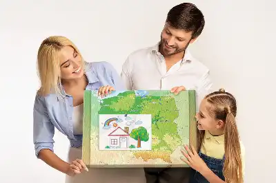 Tablica korkowa dla dzieci Mapa fizyczna Polski