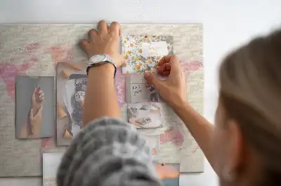 Tablica korkowa Akwarela mapa świata