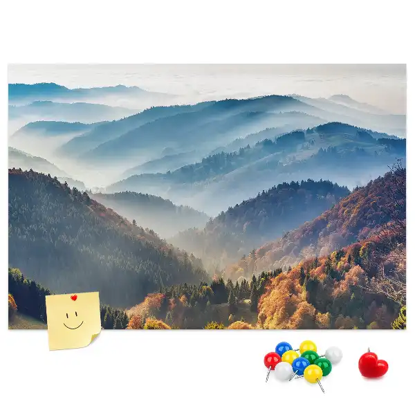 Korkowa tablica Krajobraz górski