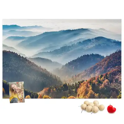 Korkowa tablica Krajobraz górski