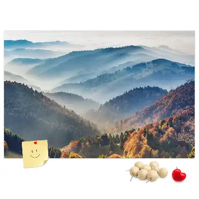 Korkowa tablica Krajobraz górski