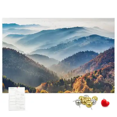 Korkowa tablica Krajobraz górski