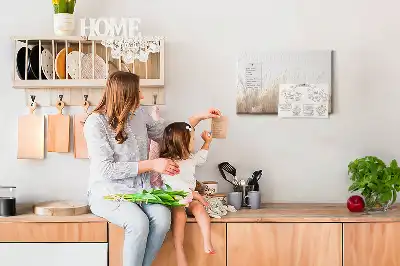 Tablica korkowa z abstrakcyjnym motywem zboża