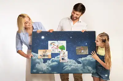 Tablica korkowa Nocne niebo