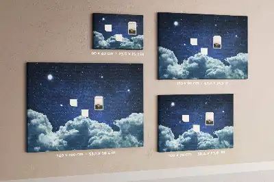 Tablica korkowa Nocne niebo
