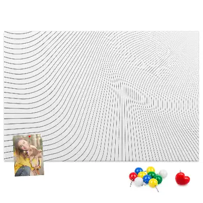Tablica korkowa dla dzieci Linie abstrakcja