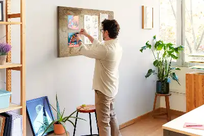Tablica korkowa Mapa świata vintage