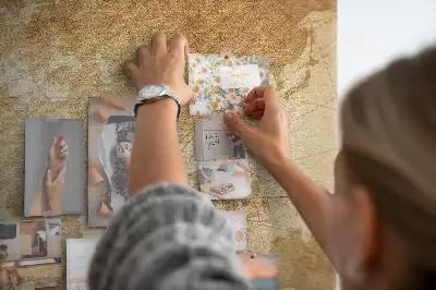 Tablica korkowa Mapa świata vintage