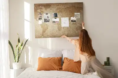 Tablica korkowa Mapa świata vintage