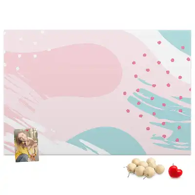 Tablica korkowa Pastelowa abstrakcja