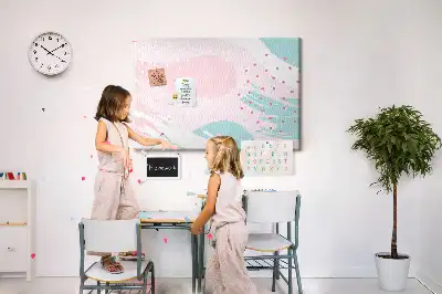 Tablica korkowa Pastelowa abstrakcja