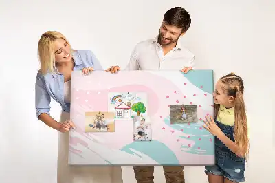 Tablica korkowa Pastelowa abstrakcja