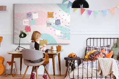 Tablica korkowa Pastelowa abstrakcja