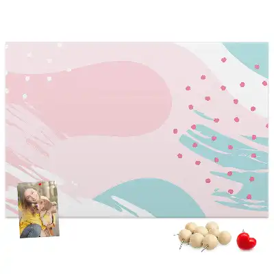 Tablica korkowa Pastelowa abstrakcja