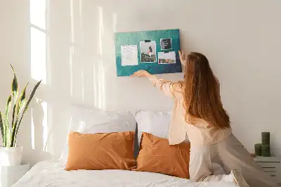 Tablica korkowa z motywem abstrakcyjnej głębi