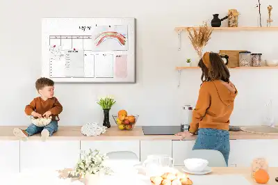 Tablica korkowa dla dzieci Mój planer tygodniowy