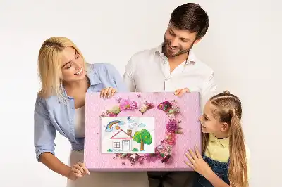 Tablica korkowa Serce z kwiatów
