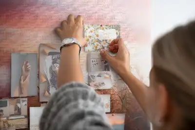Ozdobna tablica korkowa Mglisty poranek