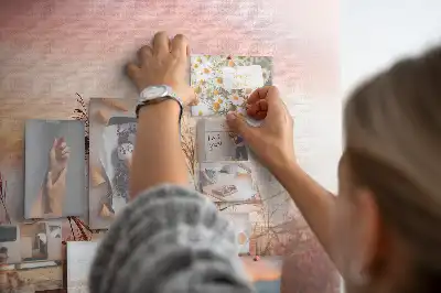 Ozdobna tablica korkowa Mglisty poranek
