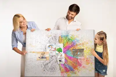 Tablica korkowa dla dzieci Kreatywny umysł