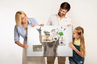 Ozdobna tablica korkowa Szop w okularach